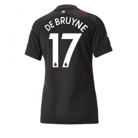 Damen Fußballbekleidung Manchester City Kevin De Bruyne #17 Auswärtstrikot 2022-23 Kurzarm